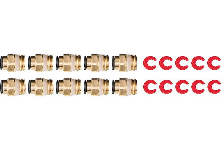Erweiterungs-Set Ölleitung 10-fach, Ø 6x1 mm, 20-teilig Erweiterungs-Set Ölleitung 10-fach, Ø 6x1 mm, 20-teilig
