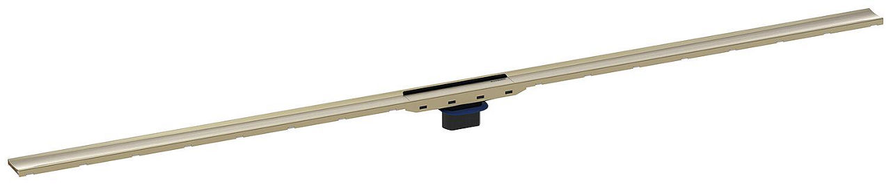 Duschrinne CleanLine80, 300-1100mm, champagne poliert / champagne gebürstet