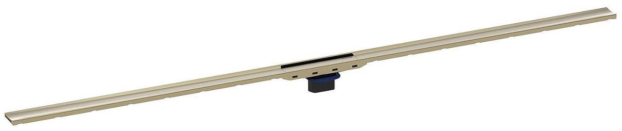 Duschrinne CleanLine80, 300-1100mm, champagne poliert / champagne gebürstet