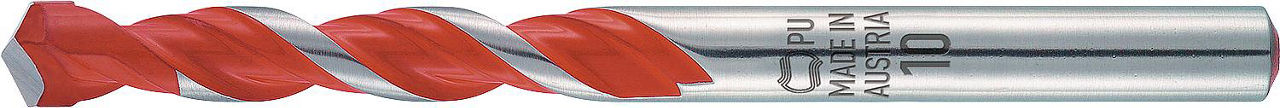 Alpen Hartmetall-Universal- Bohrer mit zyl. Schaft d=10mm Alpen Hartmetall-Universal- Bohrer mit zyl. Schaft d=10mm