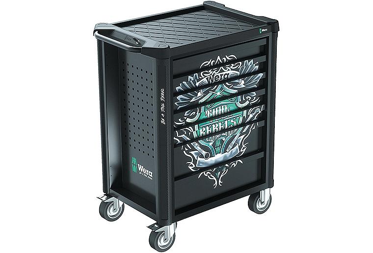 Werkstattwagen WERA Tool Rebel 94-teilig Werkstattwagen WERA Tool Rebel 94-teilig
