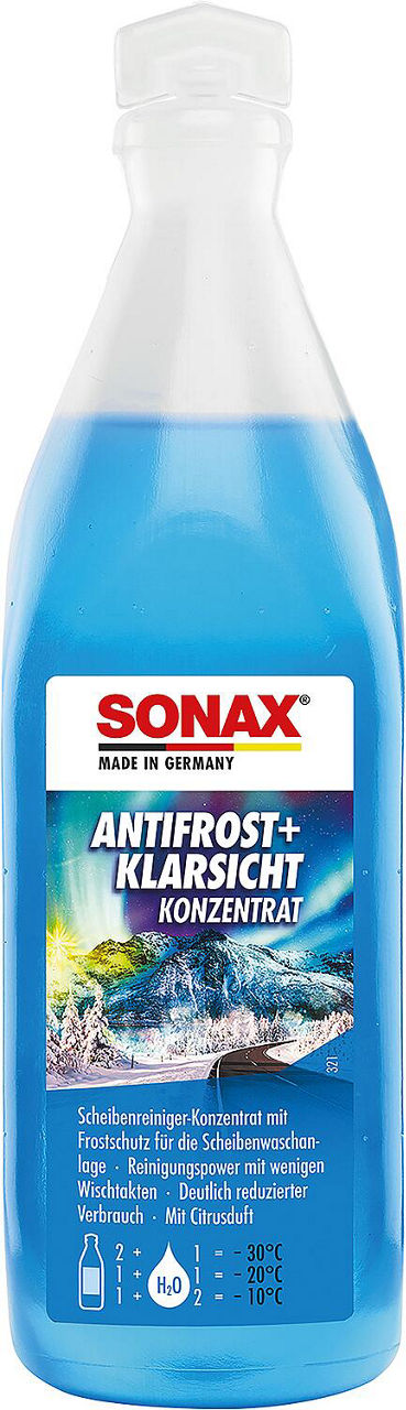 Winterscheibenreiniger SONAX AntiFrost + KlarSicht Konzentrat Citrus 250ml Flasche Winterscheibenreiniger SONAX AntiFrost + KlarSicht Konzentrat Citrus 250ml Flasche