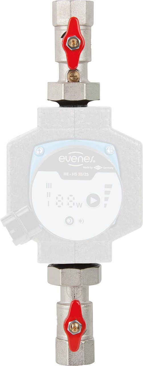 Vorlaufset Easyflow R11/4"xF1" mit SKB, ohne Thermometer ohne Isolierung