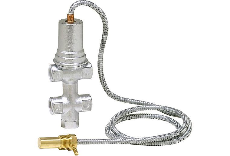 Thermische Ablaufsicherung 1/2" mit zweifacher Fühlersicherung Thermische Ablaufsicherung 1/2" mit zweifacher Fühlersicherung
