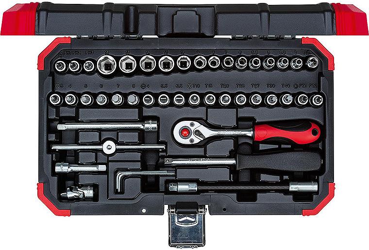 Steckschlüssel-Satz GEDORE red R49003046, 46-teilig 1/4"