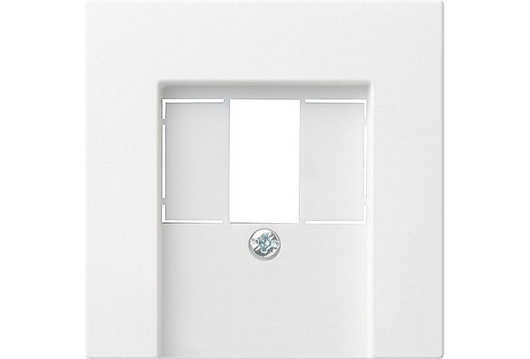 Abdeckung TAE Stereo USB GIRA Reinweiß-glänzend, 1 Stück Abdeckung TAE Stereo USB GIRA Reinweiß-glänzend, 1 Stück