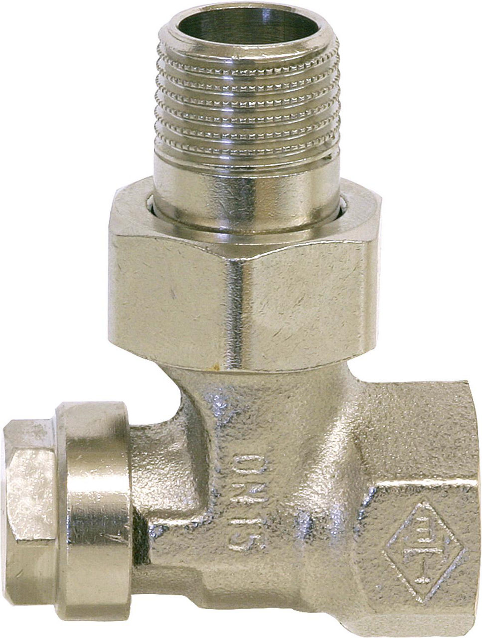 Rücklaufverschraubung IMI Regulux DN15 (1/2"), Eckausführung Rücklaufverschraubung IMI Regulux DN15 (1/2"), Eckausführung
