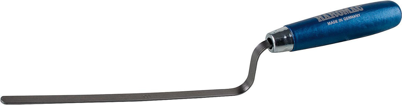 Fugenkelle HAROMAC Form D lang 14mm Stahl, gehärtet blaues Heft
