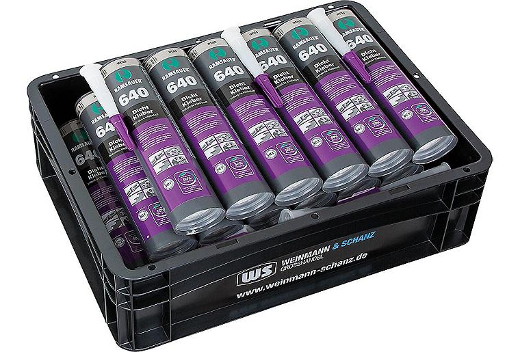 Vorteilspaket: RAMSAUER Dichtkleber 640, 20 Stück à 310 ml inkl. WS-Transportbox Vorteilspaket: RAMSAUER Dichtkleber 640, 20 Stück à 310 ml inkl. WS-Transportbox