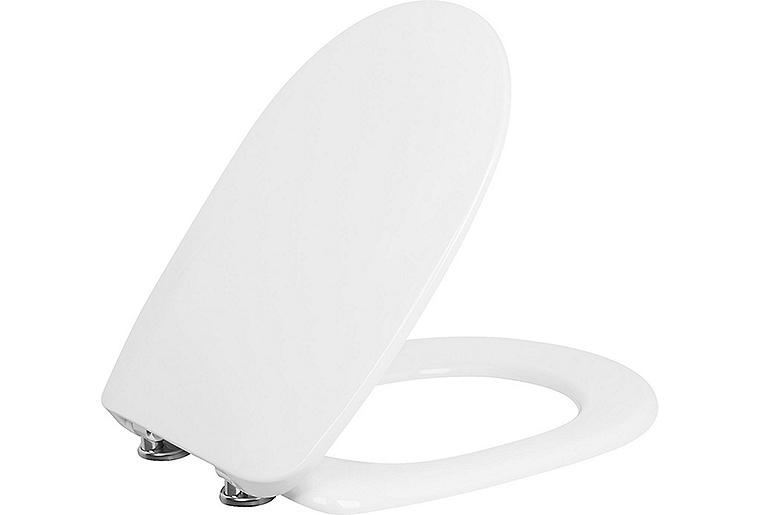 WC-Sitz Piorini weiß,Softclose, aus Duroplast,Edelstahlscharnier WC-Sitz Piorini weiß,Softclose, aus Duroplast,Edelstahlscharnier