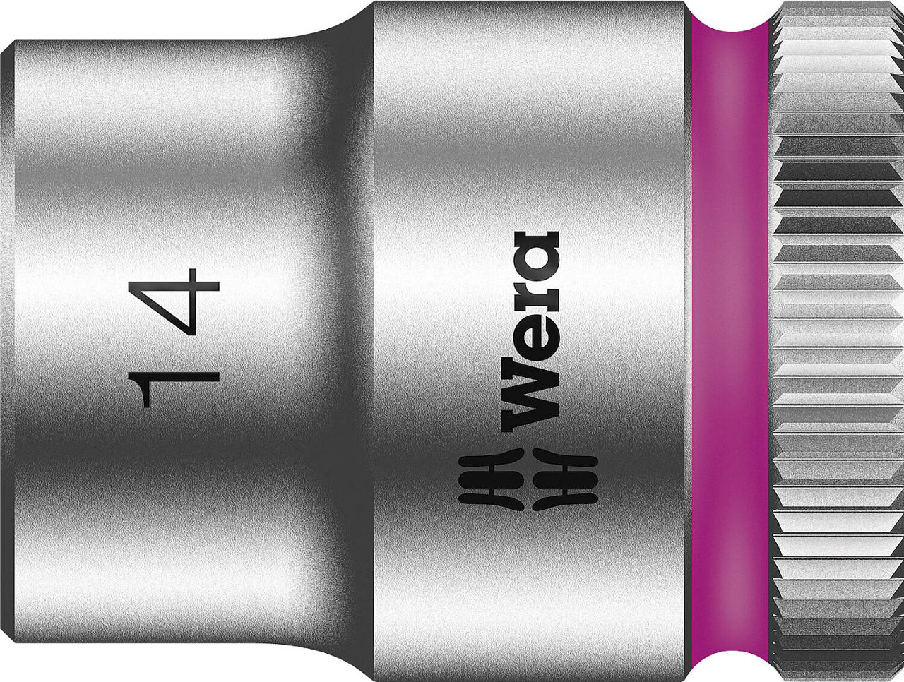 Außensechskant-Steckschlüsseleinsatz Wera 8790 HMB mit 3/8"-Antrieb, metrisch, kurz, SW 14,0 x 29 mm