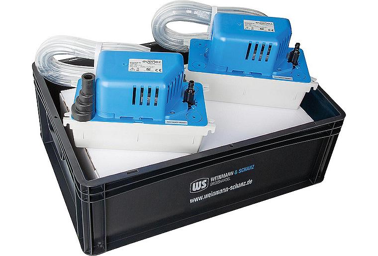 Kondensatpumpe evenes KonHeb 82, Vorteilspaket, 4 x Kondesatpumpe inkl. WS-Box