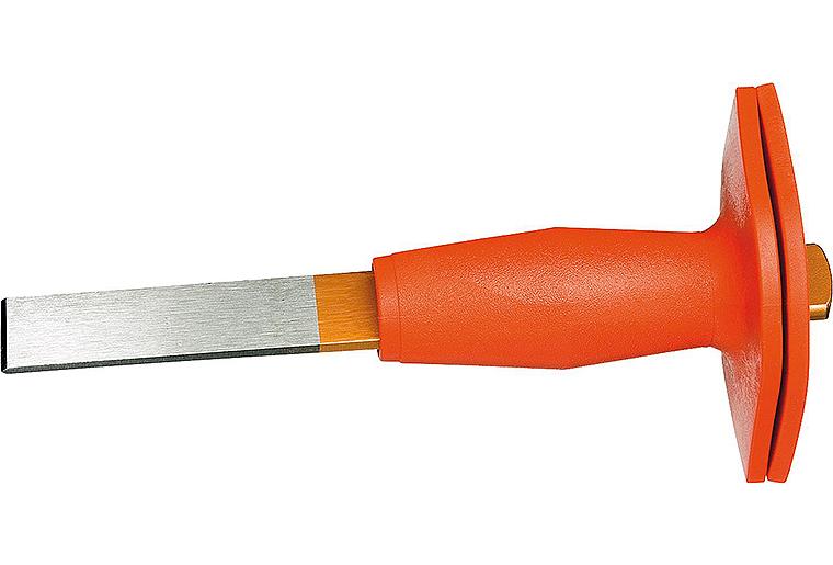 Habero Schlitzmeißel mit Hand- schutz Länge 240 mm