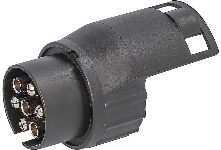 Kfz-Adapter 7/13 kurz, 12 V (für Kfz 7-polig / Hänger 13-polig) Kfz-Adapter 7/13 kurz, 12 V (für Kfz 7-polig / Hänger 13-polig)