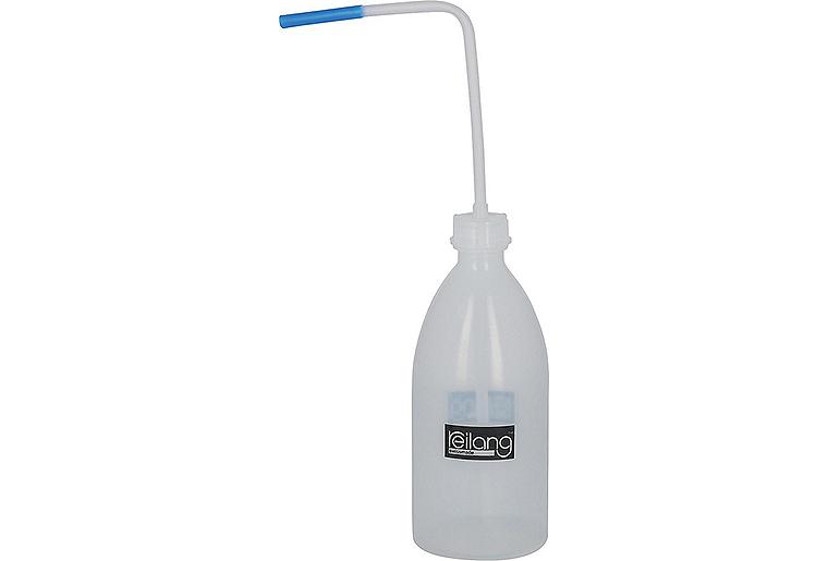Kunststoff-Flasche mit abgekröpftem Spritzrohr 500 ml