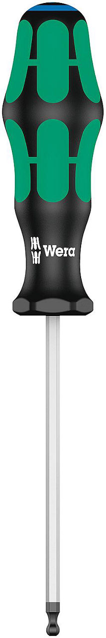 Innensechskant-Kugelkopf-Schraubendreher Wera 352 Kraftform Plus-Serie 300, Klinge Sechskant, Black Point-Spitze, SW 4,0 x 100 mm Innensechskant-Kugelkopf-Schraubendreher Wera 352 Kraftform Plus-Serie 300, Klinge Sechskant, Black Point-Spitze, SW 4,0 x 100 mm