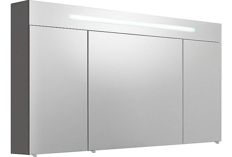 Spiegelschrank m. bel. Blende graphit matt 3 Türen 1200x740x160 mm Spiegelschrank m. bel. Blende graphit matt 3 Türen 1200x740x160 mm