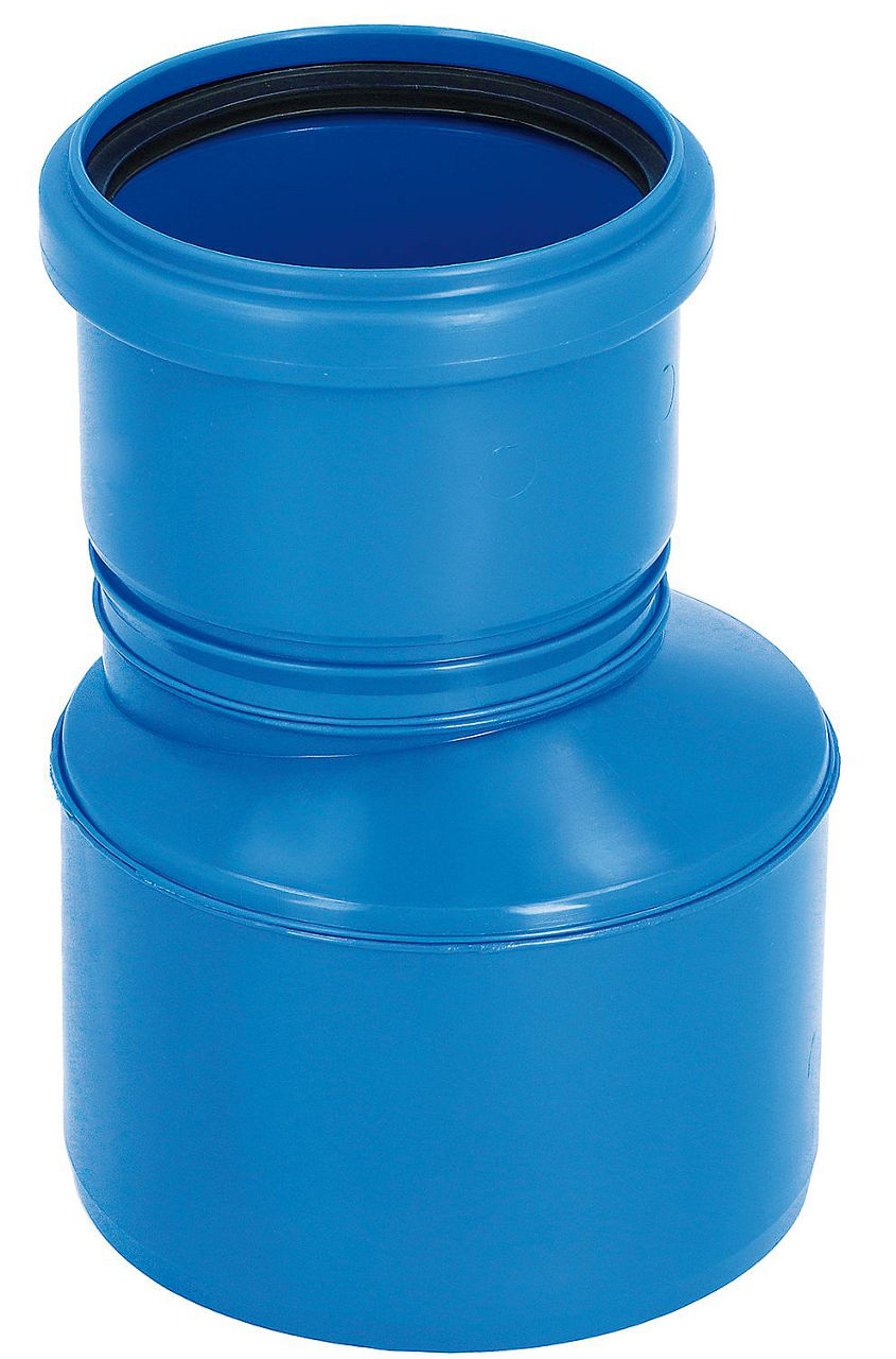 CondensBlue Reduzierung exzentrisch, einwandig DN 125 x DN 110 CondensBlue Reduzierung exzentrisch, einwandig DN 125 x DN 110