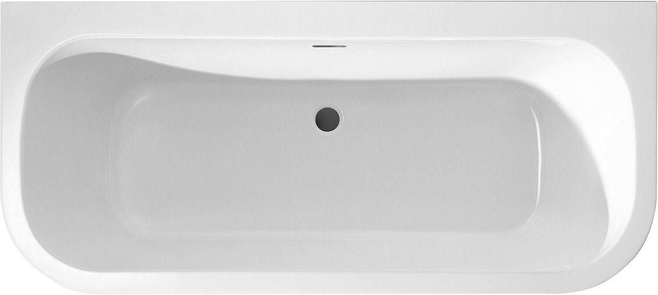 Raumspar-Badewanne Loup BxHxT:1800x580x800mm mit Klicker-Ablaufgarnitur und Schlitzüberlauf schwarz, Acryl weiß Raumspar-Badewanne Loup BxHxT:1800x580x800mm mit Klicker-Ablaufgarnitur und Schlitzüberlauf schwarz, Acryl weiß