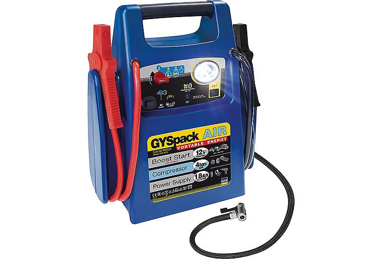 Starthilfegerät 3 in 1 Gyspack Air 400, netzunabhängig, 12V,Kompressor 4 bar Starthilfegerät 3 in 1 Gyspack Air 400, netzunabhängig, 12V,Kompressor 4 bar