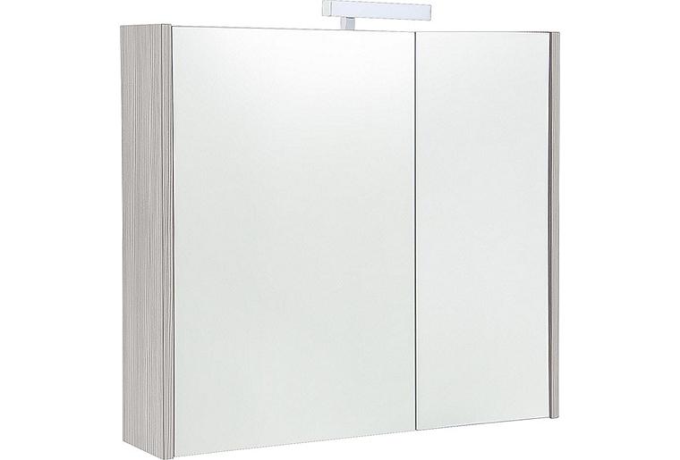 Spiegelschrank Akira mit LED-Beleuchtung, 2 Türen, Lärche, 800x700x155mm Spiegelschrank Akira mit LED-Beleuchtung, 2 Türen, Lärche, 800x700x155mm