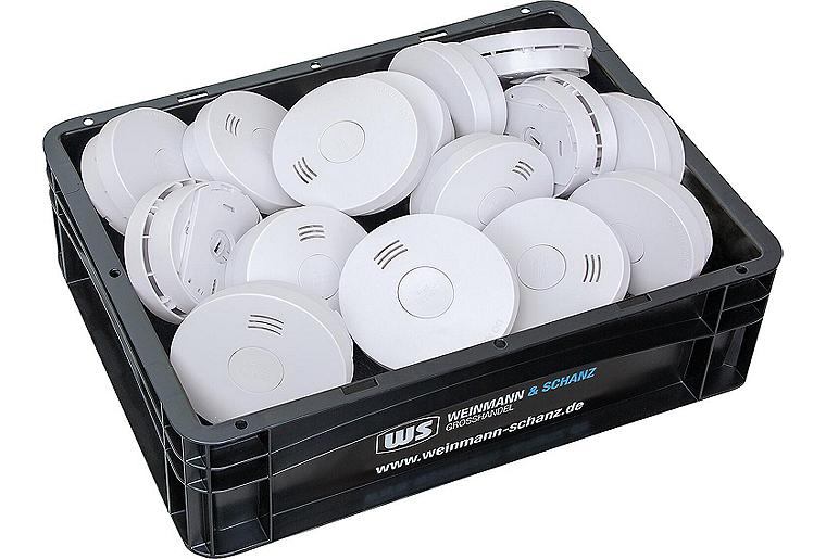 Vorteilspaket Brennenstuhl Rauchmelder RM L 3100, 15-teilig + WS-Box gratis!