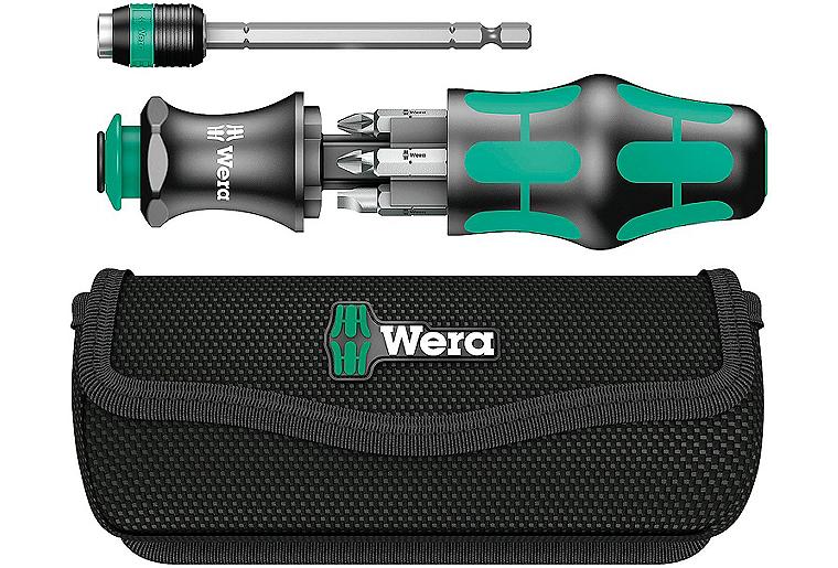 Bitschraubendreher Wera Kraftform Kompakt 20 mit Tasche, 7‑teilig