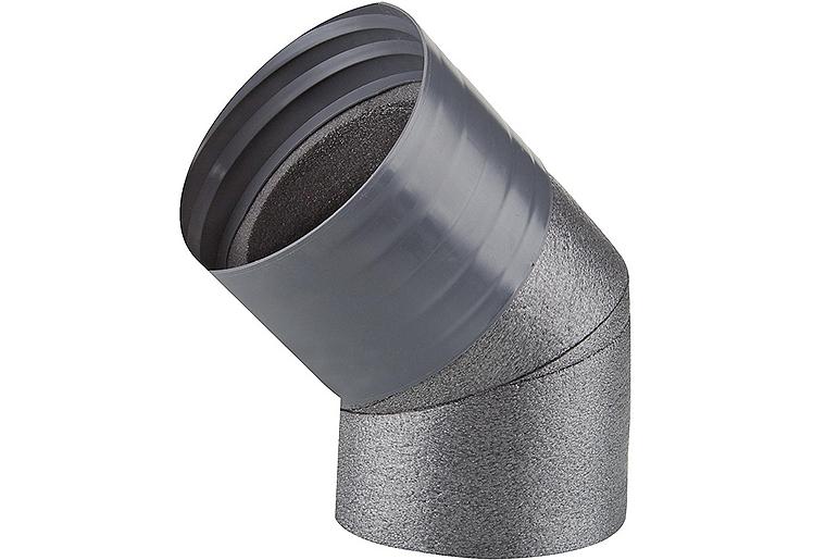 Bogen 45° IP-B 125/45° mit Muffe DN 125 Bogen 45° IP-B 125/45° mit Muffe DN 125