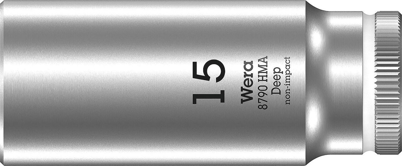 Außensechskant-Steckschlüsseleinsatz Wera 8790 HMA Deep mit 1/4"-Antrieb, metrisch, lang, SW 15,0 x 50 mm Außensechskant-Steckschlüsseleinsatz Wera 8790 HMA Deep mit 1/4"-Antrieb, metrisch, lang, SW 15,0 x 50 mm