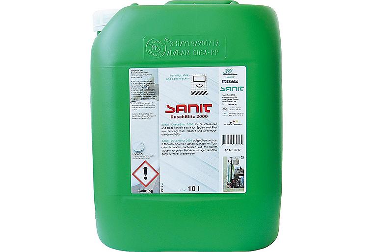 Duschkabinen-Reiniger SANIT DuschBlitz 2000, 10 l Kanister