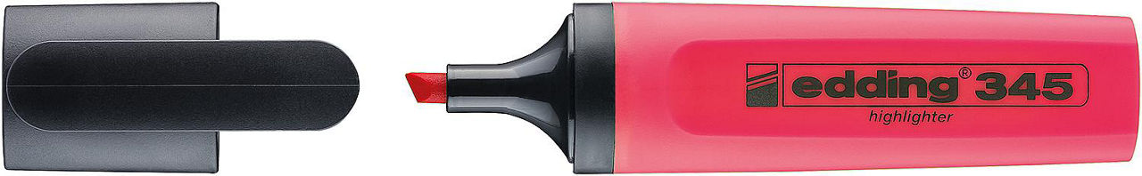 Textmarker 345 Rot