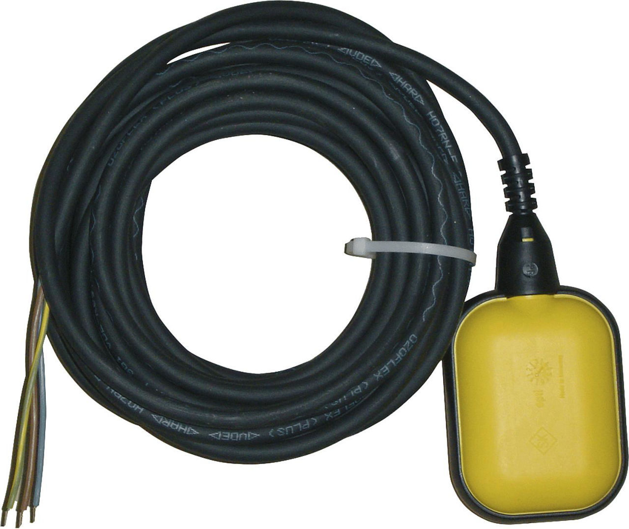 Schwimmerschalter mit freiem Kabelende Typ OPTI1 15 m Kabellänge, Leeren Schwimmerschalter mit freiem Kabelende Typ OPTI1 15 m Kabellänge, Leeren