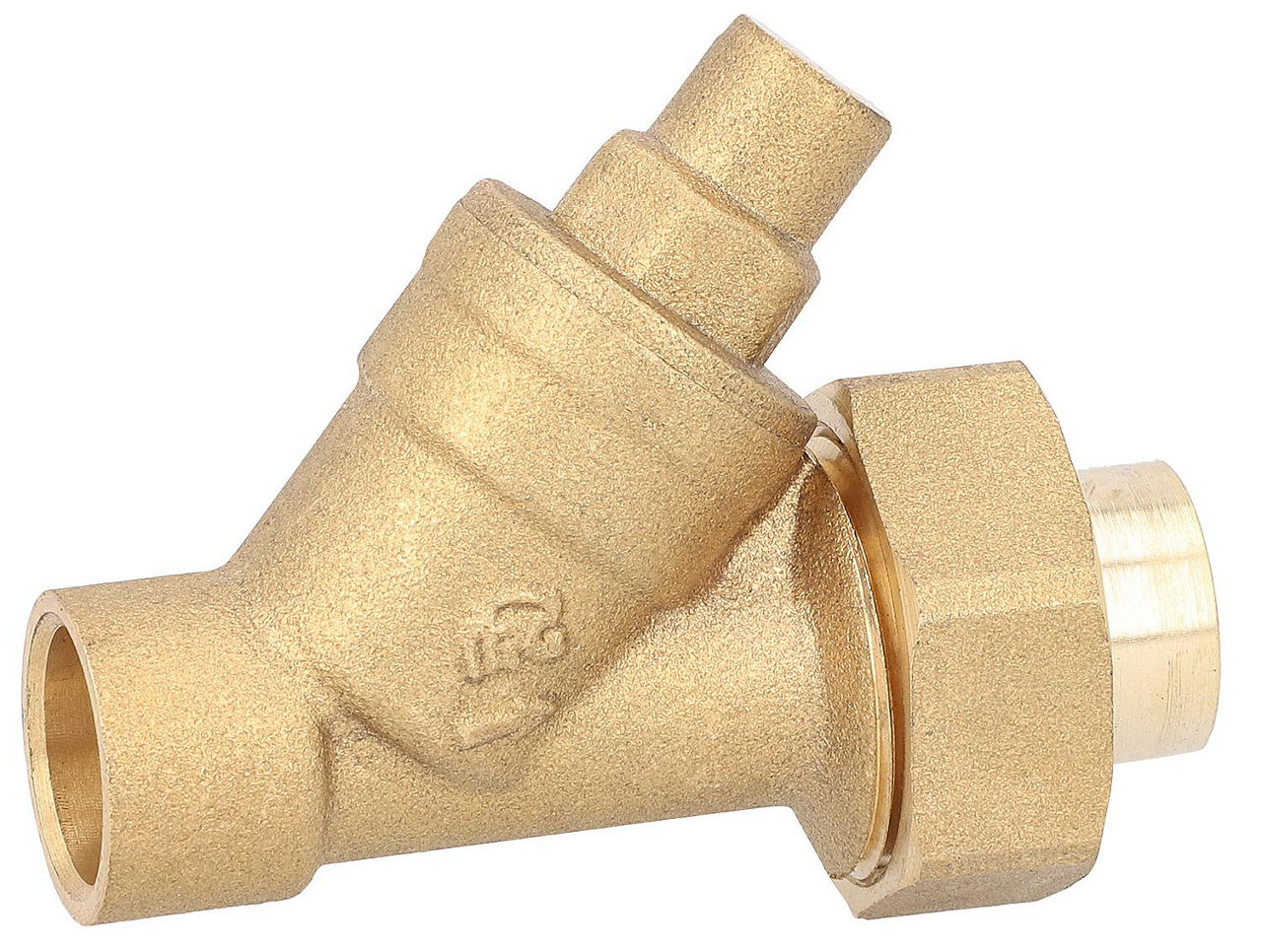 Schrägsitz-Rückschlagventil mit Lötanschluß 18mm