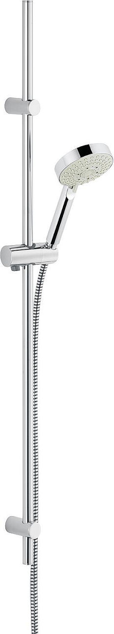 Brause-Set Heinrichschulte Ascona Brausestange 900 mm, 5 Strahlarten Ø 100 mm chrom