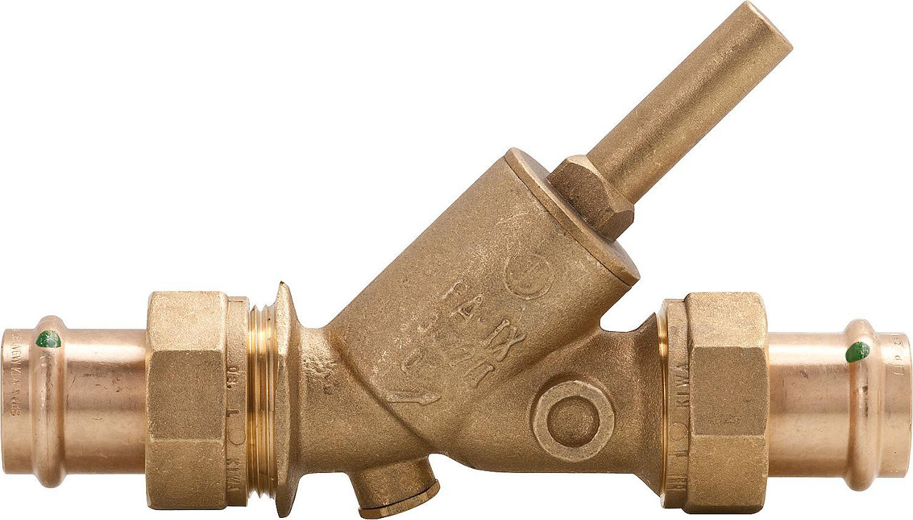 Rückflussverhinderer DVGW Pressanschluss IG,V-Kontur DN 20, 22 mm