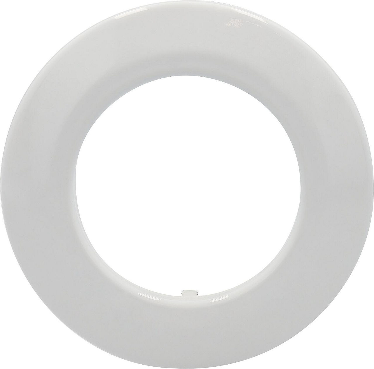 Rosette emailliert, Ø 100 mm für Ofenrohre, weiß Rosette emailliert, Ø 100 mm für Ofenrohre, weiß