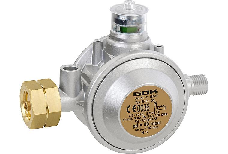 Niederdruckregler mit Überdrucks. Kombi x 1/4``LH, PN 16 Niederdruckregler mit Überdrucks. Kombi x 1/4``LH, PN 16