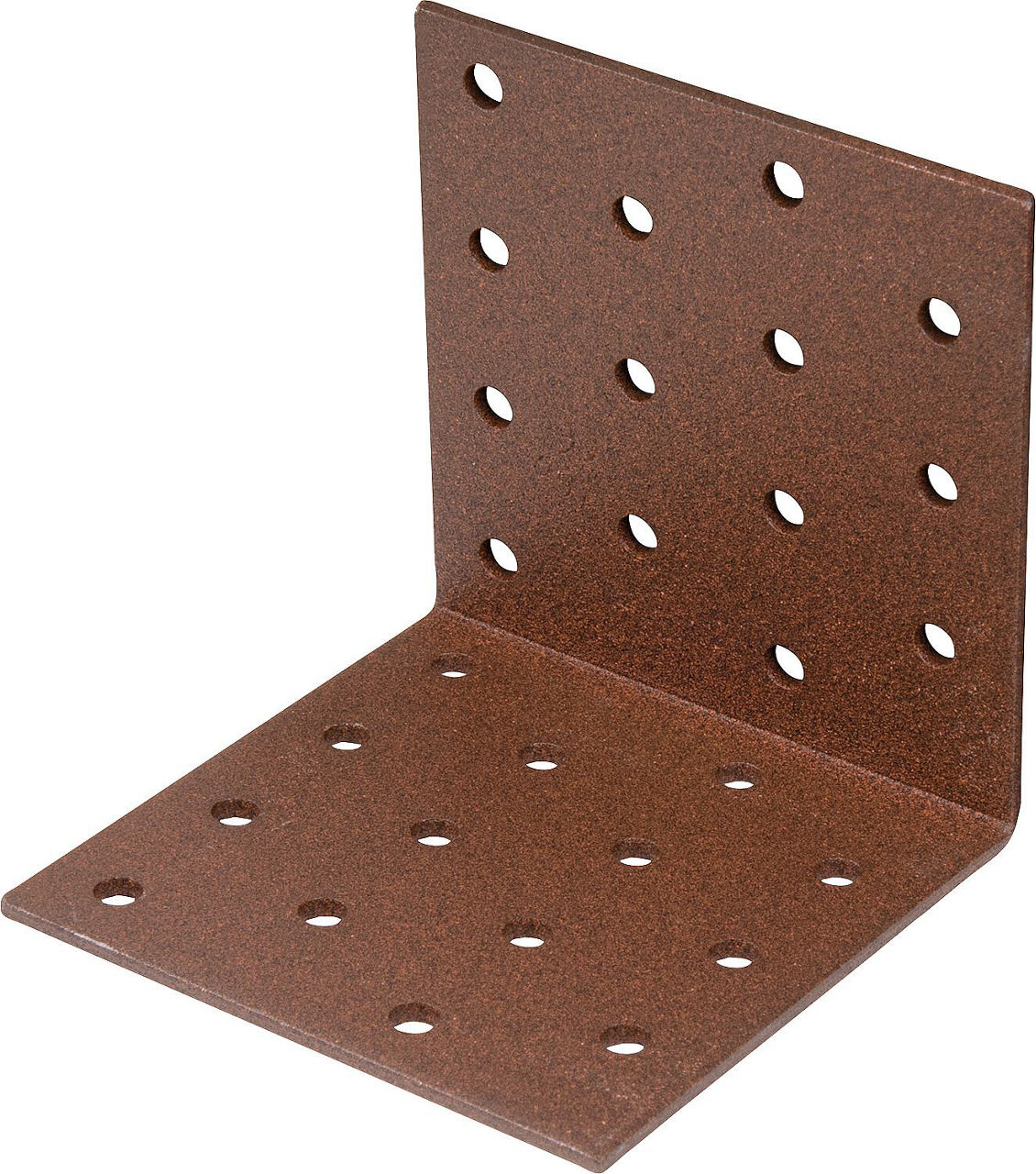 Lochplattenwinkel DURAVIS® 80 x 80 x 80 mm, Material: Stahl, sendzimirverzinkt, Oberfläche: rostbraun Lochplattenwinkel DURAVIS® 80 x 80 x 80 mm, Material: Stahl, sendzimirverzinkt, Oberfläche: rostbraun