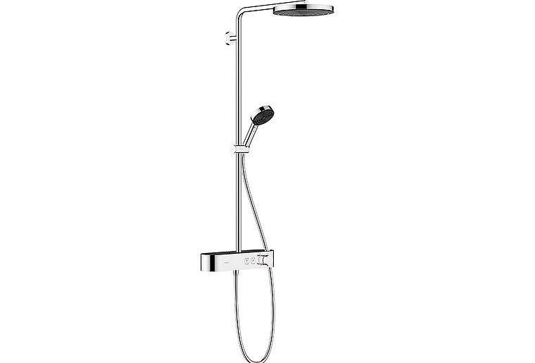 Brause-System Hansgrohe Pulsify 260 1jet Handbrause, Kopfbrause Ø 260 mm und Thermostat chrom