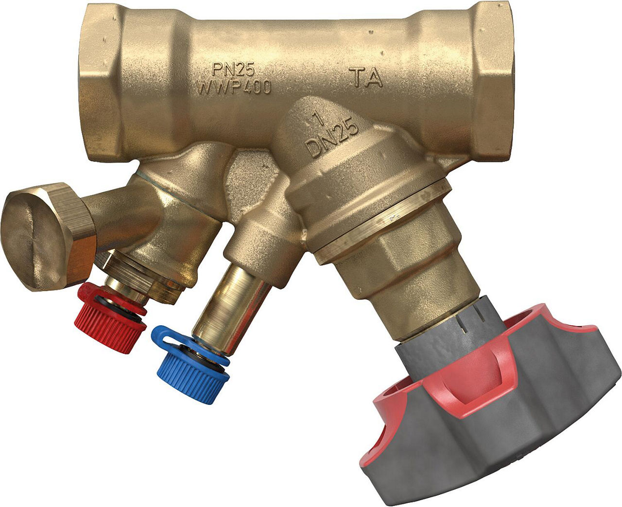 Strangregulierventil STAD mit Entleeradapter, DN40(11/2") Strangregulierventil STAD mit Entleeradapter, DN40(11/2")