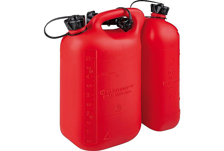 Doppelkanister Standard Kunststoff, 5,5+3l, rot 835000