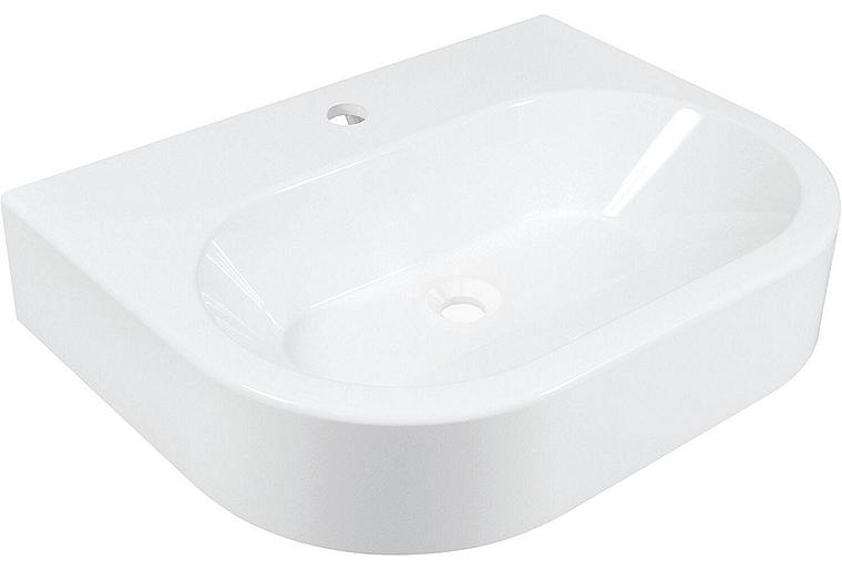 Aufsatz-Waschtisch BELLA BxHxT: 600x120x460 mm Mineralguss weiß