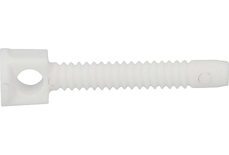 Einstellschraube Kunststoff M6 mit Mutter zu Excenterstopfen 93 073 04