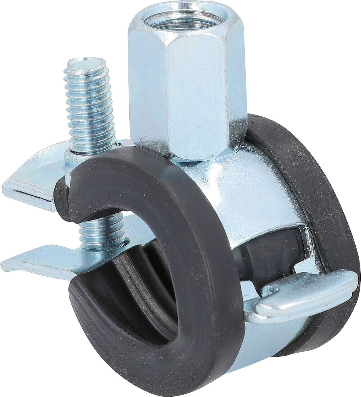Gelenkrohrschelle 11/2" M8/M10, verzinkt Spannbereich 48 - 53mm