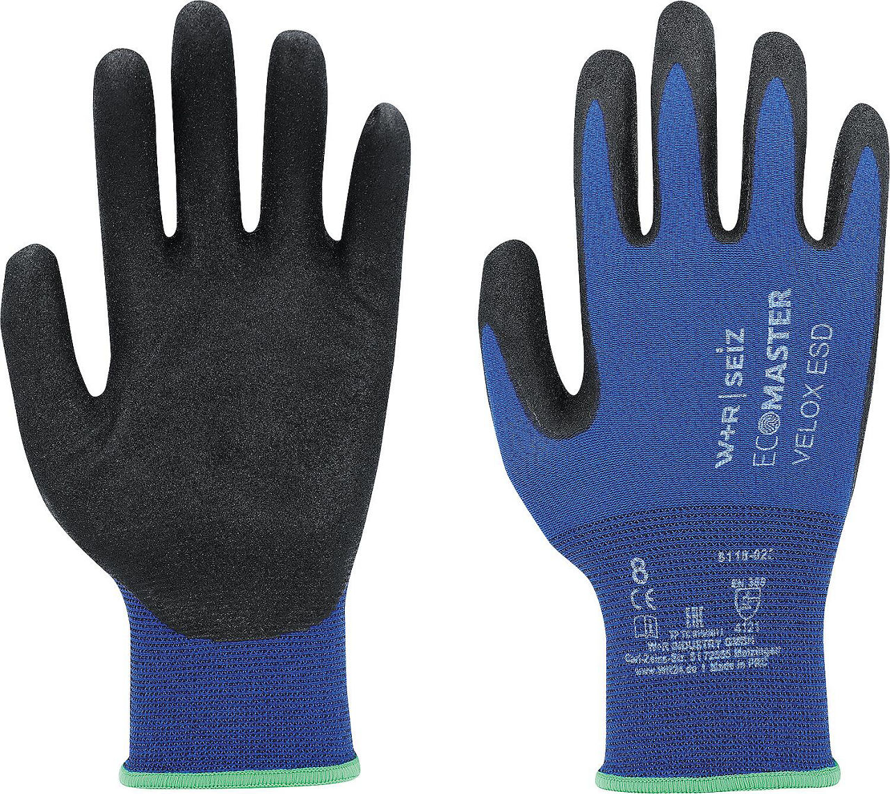 Arbeitshandschuh ESD Velox Endurance Größe M, Paar