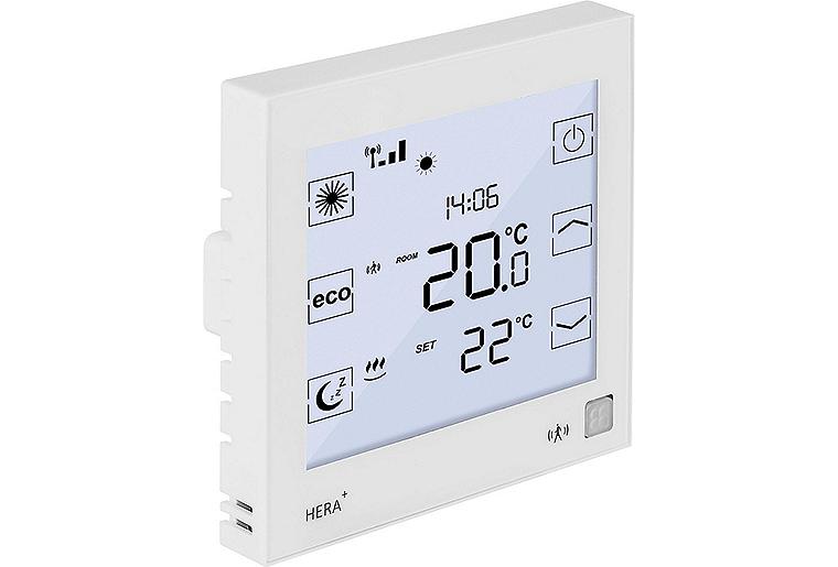 Funk-Raumthermostat Hera+, Batterie 4x1,5V,weiß, für Hera+ Primus/Extensia PRO