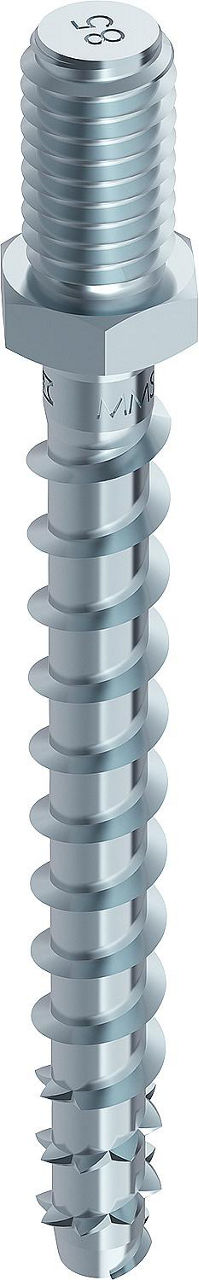 Beton- & Mauerwerkschraube Heco, Multi-Monti plus, mit AG M10, ø 10,0x85 mm, VPE = 25 Stück Beton- & Mauerwerkschraube Heco, Multi-Monti plus, mit AG M10, ø 10,0x85 mm, VPE = 25 Stück
