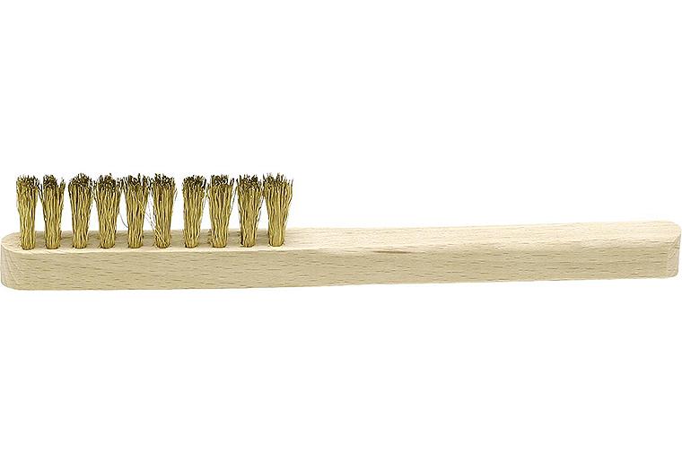 Feinbürste Messingdraht gewellt, 0,20 mm 2 reihig
