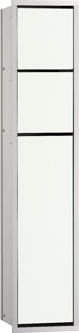 WC-Modul emco asis 150 unterputz, Höhe 809mm, alu/optiwhite WC-Modul emco asis 150 unterputz, Höhe 809mm, alu/optiwhite
