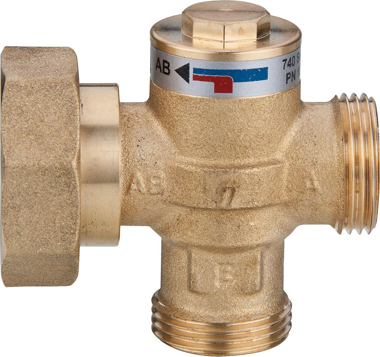 Easyflow Wood 741C04 Rücklaufanhebeventil 60°C, DN25 (1") AG, DN25 (1") ÜWM Easyflow Wood 741C04 Rücklaufanhebeventil 60°C, DN25 (1") AG, DN25 (1") ÜWM